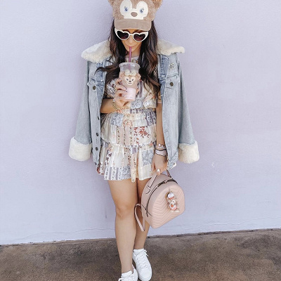 デニムジャケットコーデ