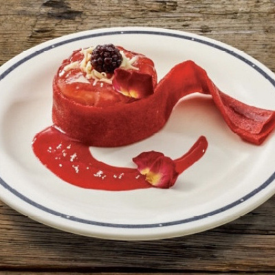 ミカサの赤いマフラーを巻いたデザート 