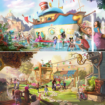 カリフォルニアディズニーのリニューアル後のトゥーンタウン