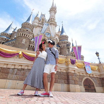 ディズニーカップルコーデ