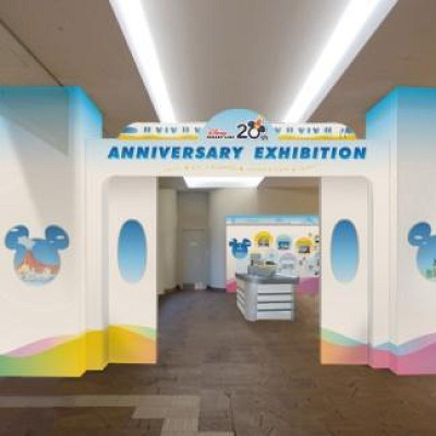 ディズニーリゾートライン20周年の展示