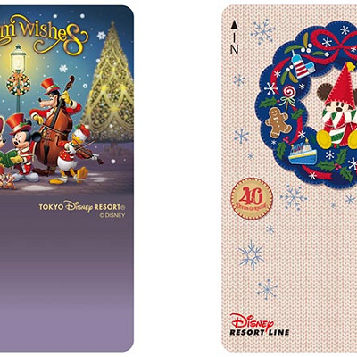 クリスマスのディズニーリゾートラインのフリーきっぷ（2023）
