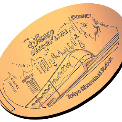 ディズニーリゾートラインのスーベニアメダル