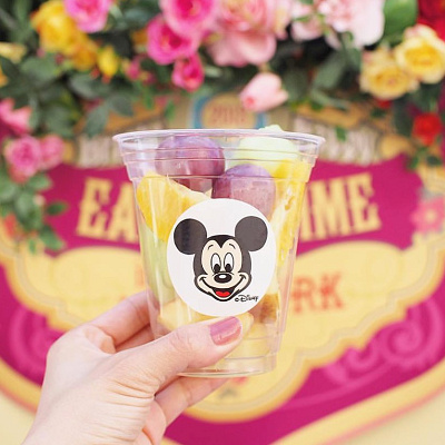 ディズニーシール×フルーツカップ
