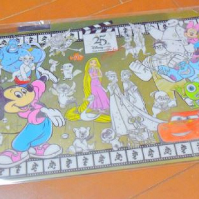 ディズニーストア25周年記念のクリアファイル