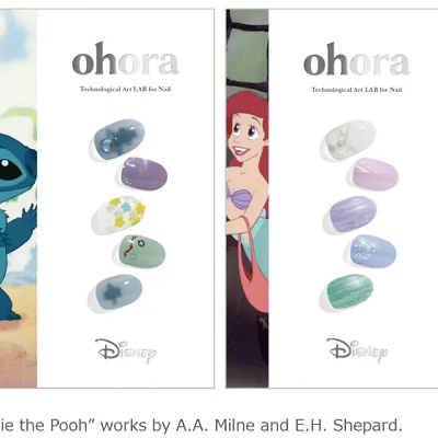 ディズニーストア限定ohoraネイルシール