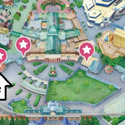 ディズニーランドのパーク外コインロッカーマップ
