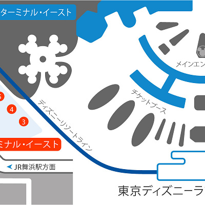 ディズニーランド1番乗り場