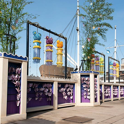 ディズニーシー七夕のデコレーション