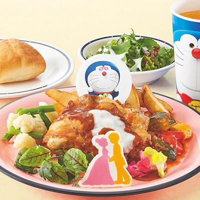 ドラえもんプレートセット ～のび太としずかちゃんのウェディング～