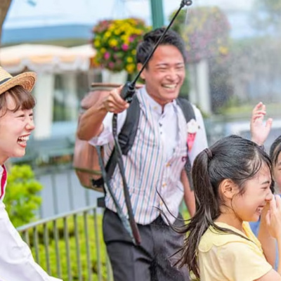 “びしょ濡れ”タイム