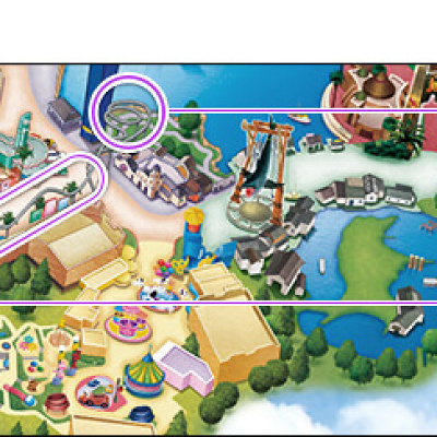 ハリウッド・ドリーム・ザ・ライドの落下ポイント