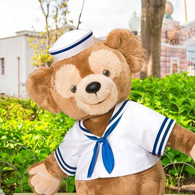 ウォーターフロントのダッフィー