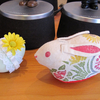 豊穣の象徴卵とうさぎ