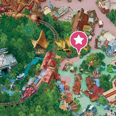 魅惑のチキルームの地図