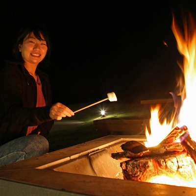 デザートにはスモアを楽しもう