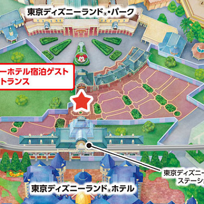 ディズニーホテル宿泊者専用エントランス