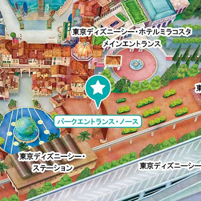 ディズニーシーの専用エントランス