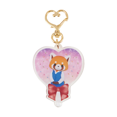 うちわ風キーホルダー　アグレッシブ烈子