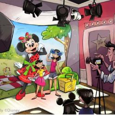 おしゃれなミニーと写真撮影☆