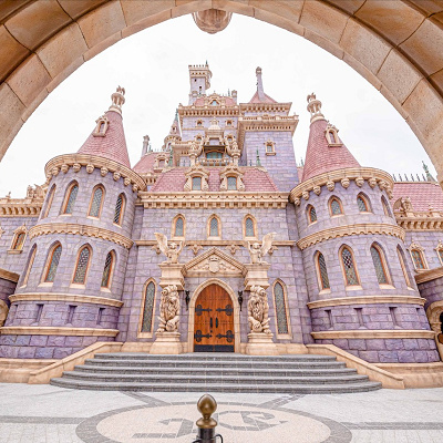 ついにお城の中へ！