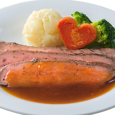 フランクステーキ、和風ソース