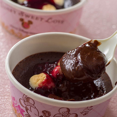 フォンダンショコラ、ミックスベリーソース