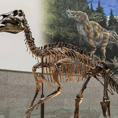 エドモントサウルスの化石