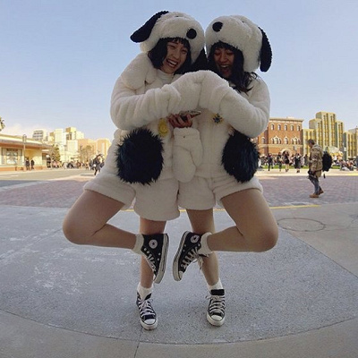 フレンズもこもこコーデ