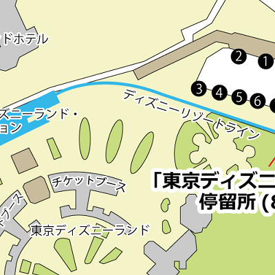 ディズニーランドから成田空港のバス乗り場