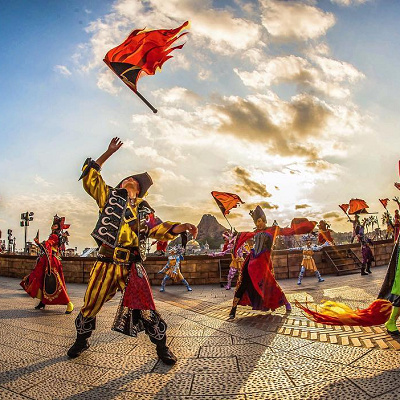 ミッキー広場ステージ正面