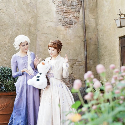 アナと雪の女王2仮装（＠dhalloween01様、@riehime44nz31様）カメラマン（@reo8192様）