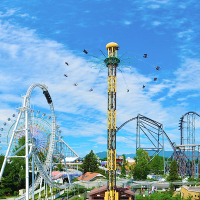 スリル好きにはたまらない遊園地、富士急ハイランド