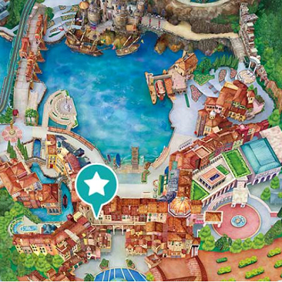 ガッレリーア・ディズニーの地図