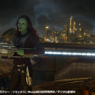 身体能力の高いガモーラ