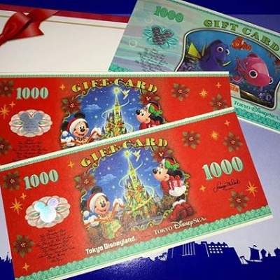 ディズニーリゾートで使えるギフトカード