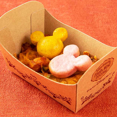 ニョッキグラタン（チョリソー、キノコ、ピスタチオ）