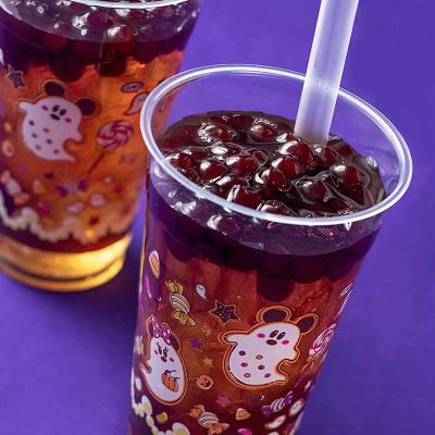 グレープタピオカティー