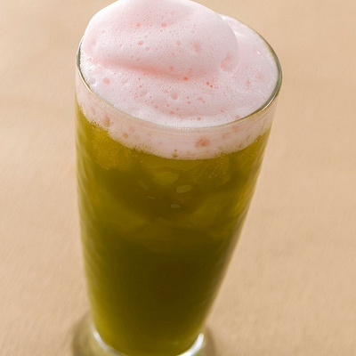 グリーンティーの焼酎カクテル