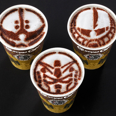 ガンダムカフェのラテ