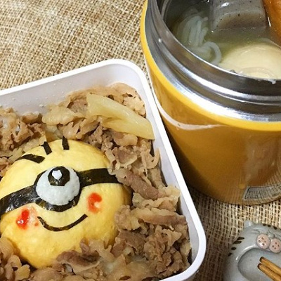 牛丼ミニオンたまご焼き弁当