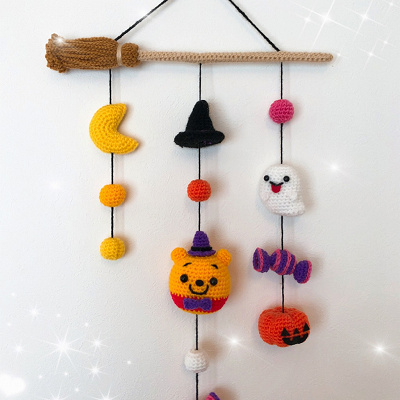 ハロウィンのつるし飾り