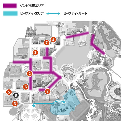③の場所が「18番地の魔女~感情と戯れる魔女の館~」