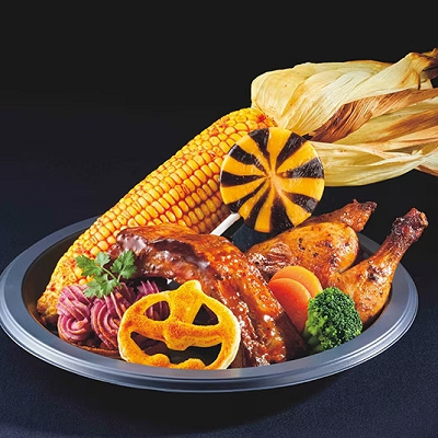ハロウィーン・プレート（ユニバハロウィンフード2023）