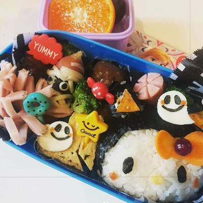 ハロウィン風キティちゃん弁当