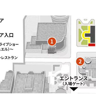 ハミクマ・シャウト・イット・アット・パーティ特別鑑賞エリア地図