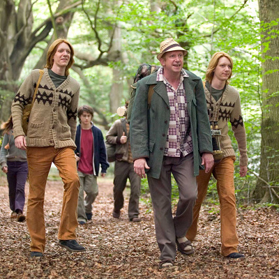 ロンの家族と共にクディッチ・ワールドカップに向かうハリーたち