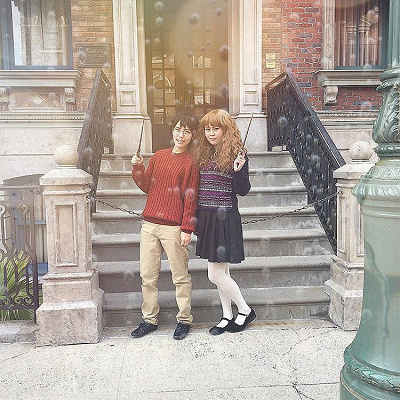 ハリーポッターコスプレ×私服編