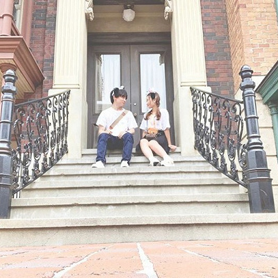 さわやかカップルコーデでユニバの楽しい一日を