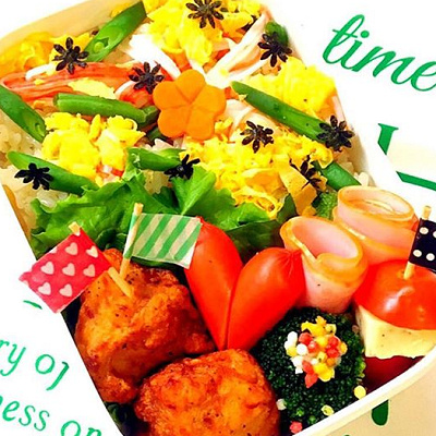 センターに位置するハートのウインナー